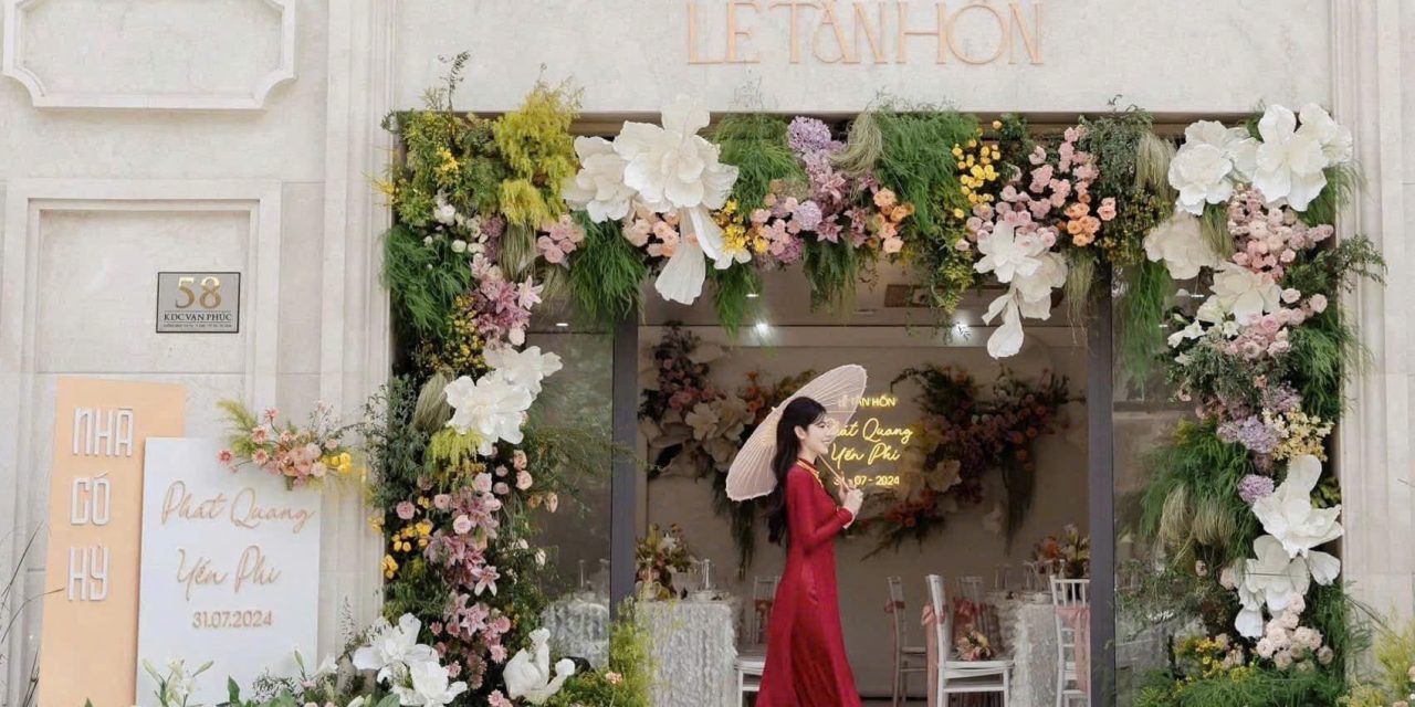 Gợi ý các concept lễ cưới với tone hoa pastel lãng mạn